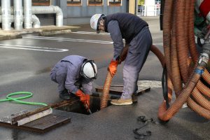 店舗のグリストラップ清掃